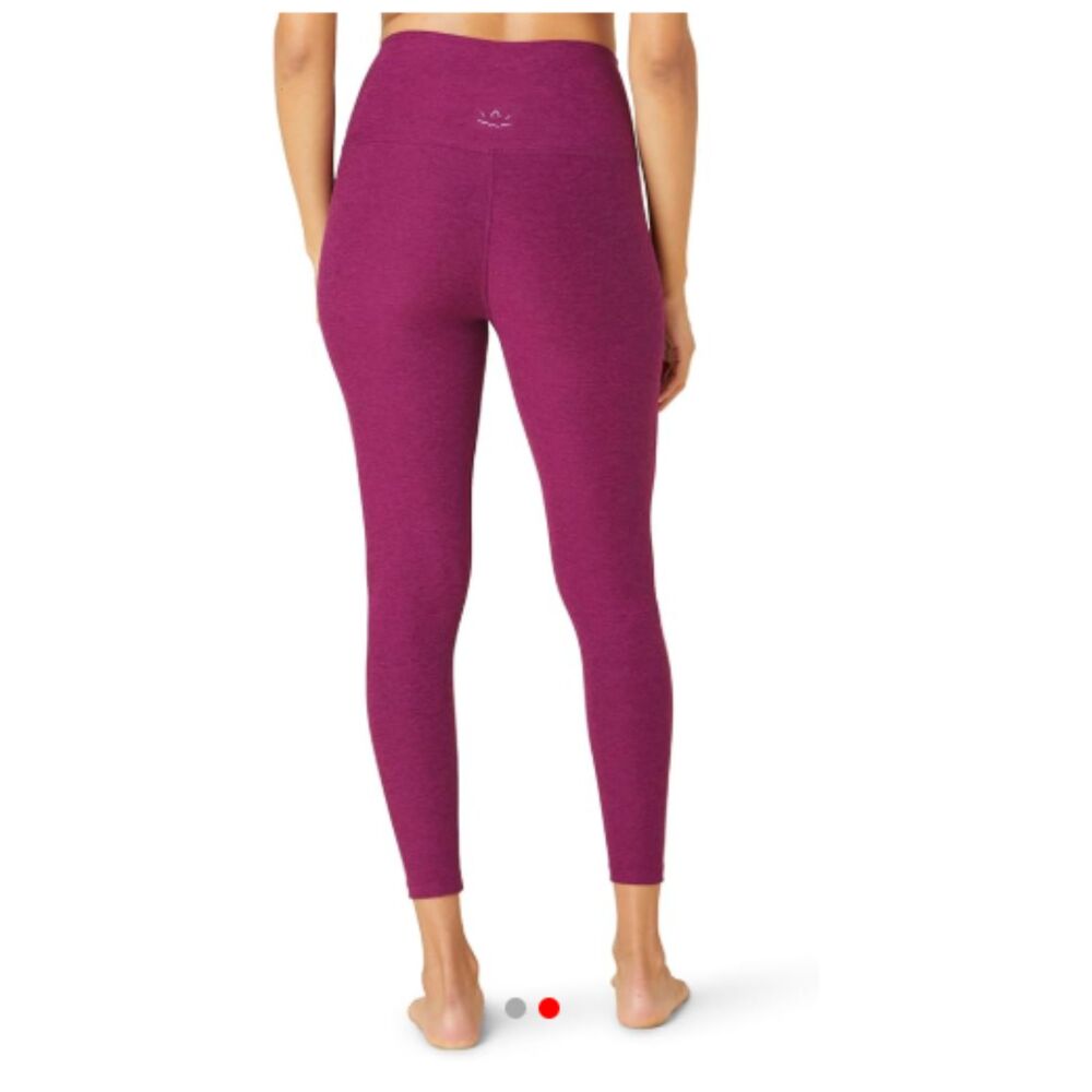 Beyond Yoga Spacedye Caught In The Midi High-Waisted Legging Magenta Heather